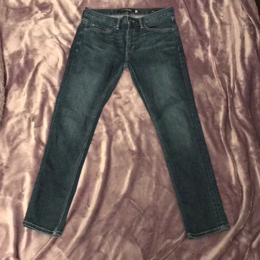 Banana Republic skinny rapid movement denim jean.